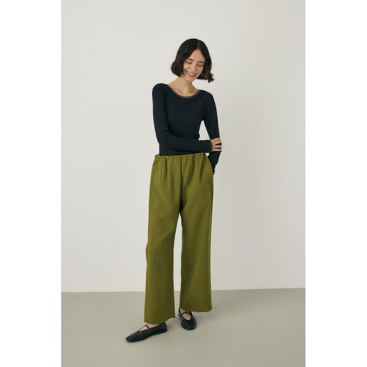 リラックスワイドパンツ リサイクルポリエステル使用 | MOUSSY OUTLET | 詳細画像9 