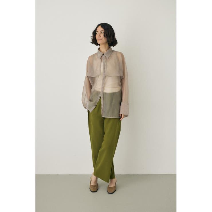 リラックスワイドパンツ リサイクルポリエステル使用 | MOUSSY OUTLET | 詳細画像11 