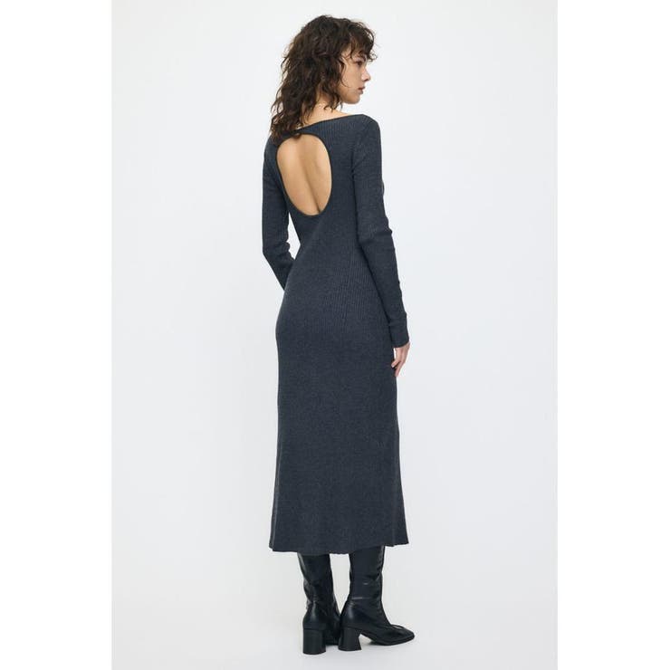 BACK OPEN LONG ドレス | MOUSSY OUTLET | 詳細画像6 
