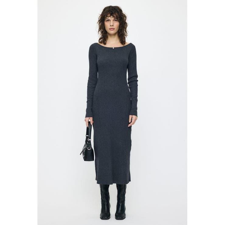 BACK OPEN LONG ドレス | MOUSSY OUTLET | 詳細画像7 