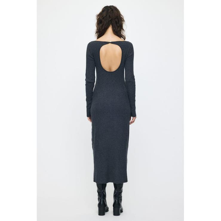 BACK OPEN LONG ドレス | MOUSSY OUTLET | 詳細画像9 