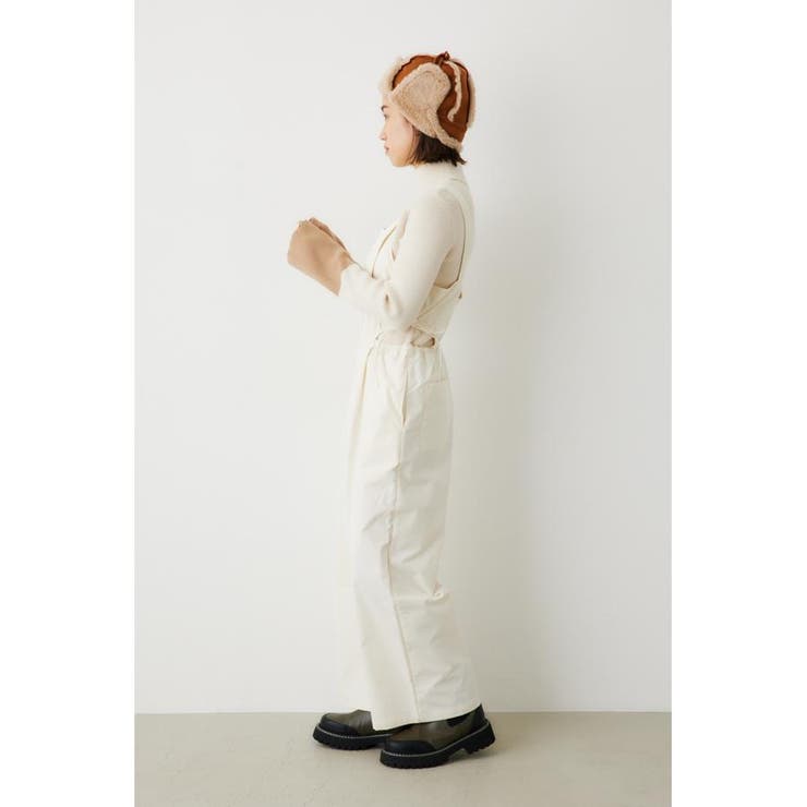 サイドカットシャーリングサロペットパンツ | RODEO CROWNS WIDE BOWL | 詳細画像3 