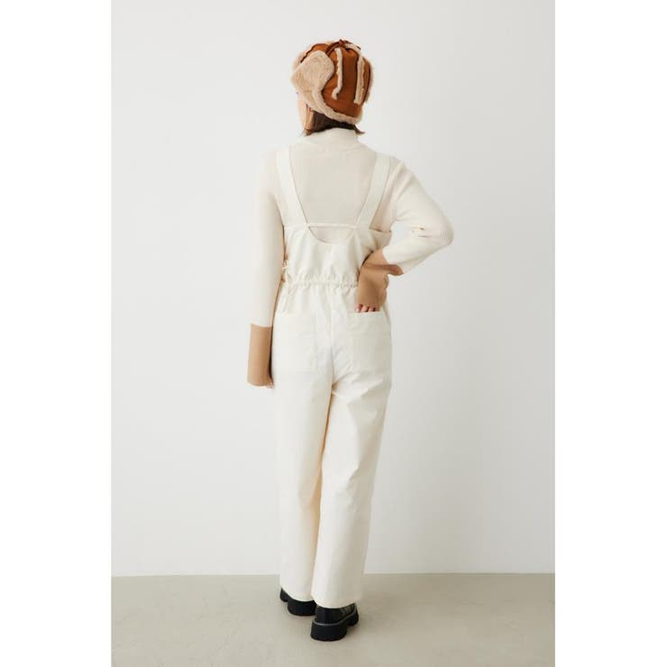 サイドカットシャーリングサロペットパンツ | RODEO CROWNS WIDE BOWL | 詳細画像4 