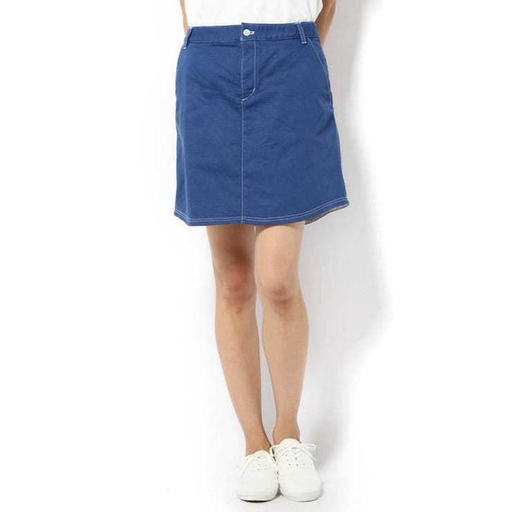 ＜ivory court＞ ニットライクデニムAラインスカート | B.C STOCK | 詳細画像1 