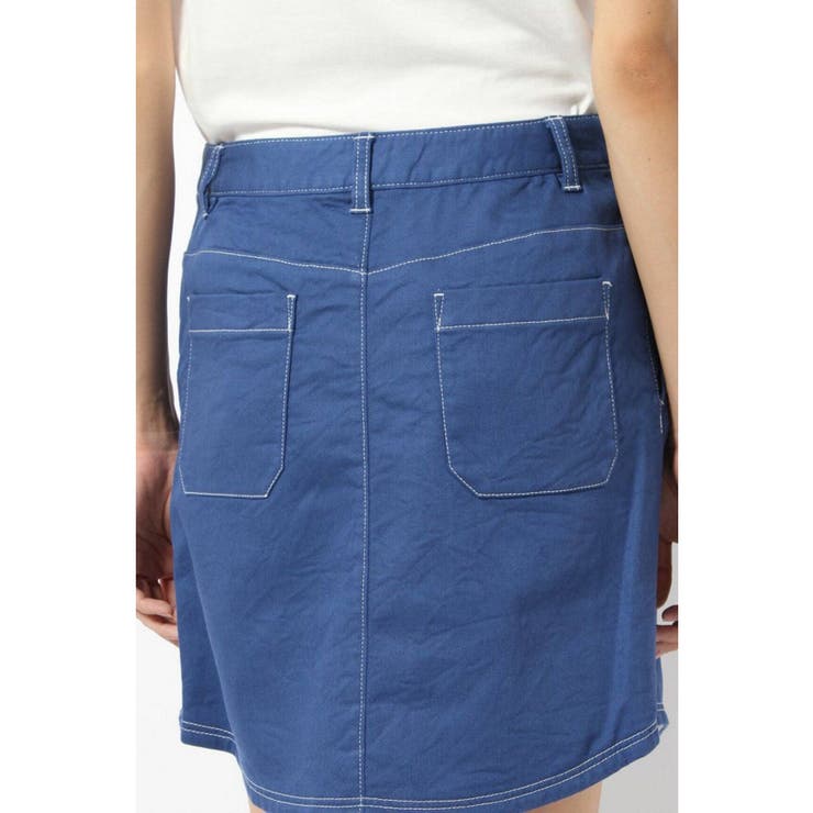 ＜ivory court＞ ニットライクデニムAラインスカート | B.C STOCK | 詳細画像5 