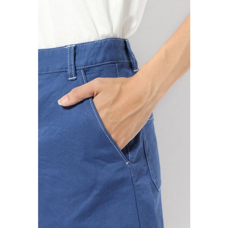 ＜ivory court＞ ニットライクデニムAラインスカート | B.C STOCK | 詳細画像6 