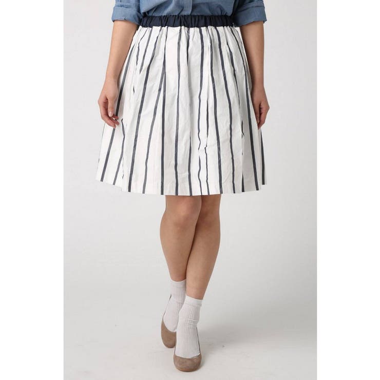 【PUTUMAYO】ストライプ スカート 145-186237.jpg