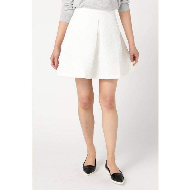 ホワイト | ＜La Totalite＞ FRNCH ダイヤドビータックスカート | B.C STOCK