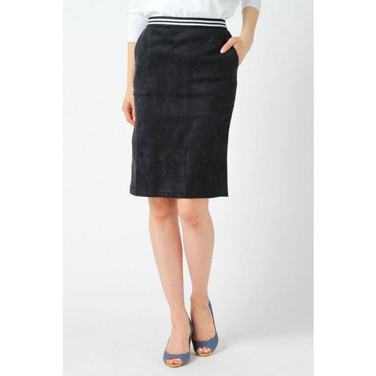 ＜Spick and Span＞ フェイクスエード タイトスカート | B.C STOCK | 詳細画像1 