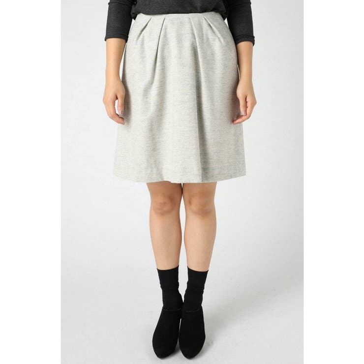 ＜Spick and Span＞ラムウール タックミディスカート | B.C STOCK | 詳細画像5 
