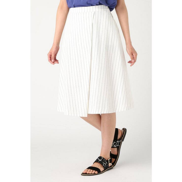 Noble ピンストライプフレアースカート 品番 Bycw B C Stock ベーセーストック のレディースファッション通販 Shoplist ショップリスト