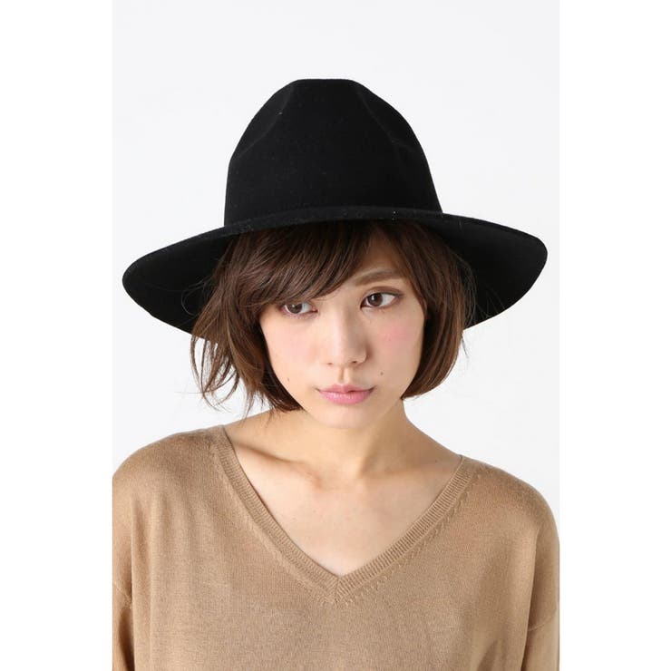 ブラック | フェルト8cmナカオレツバヒロHAT | B.C STOCK