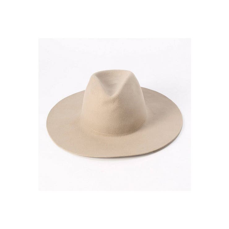HAT ROCKERS ウールフェルトハット クリーム色 Wool Felt Hat/オープンクラウンフェルトハット – GOOD ROCKIN'