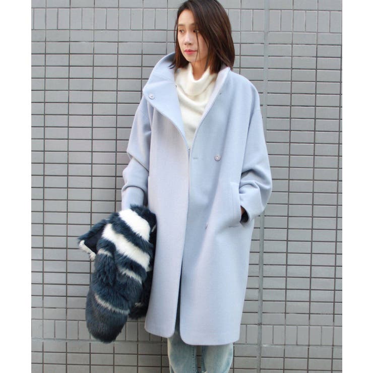 JOURNAL STANDARD＞ソフトモッサスタンドカラーコート◇[品番