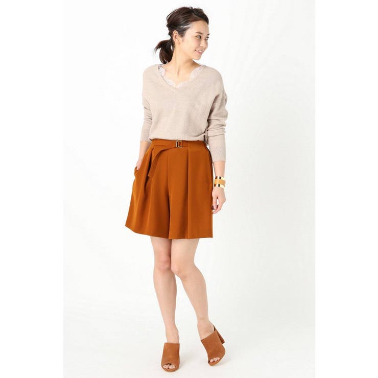 ＜Spick and Span＞ タックベルト キュロット | B.C STOCK | 詳細画像2 