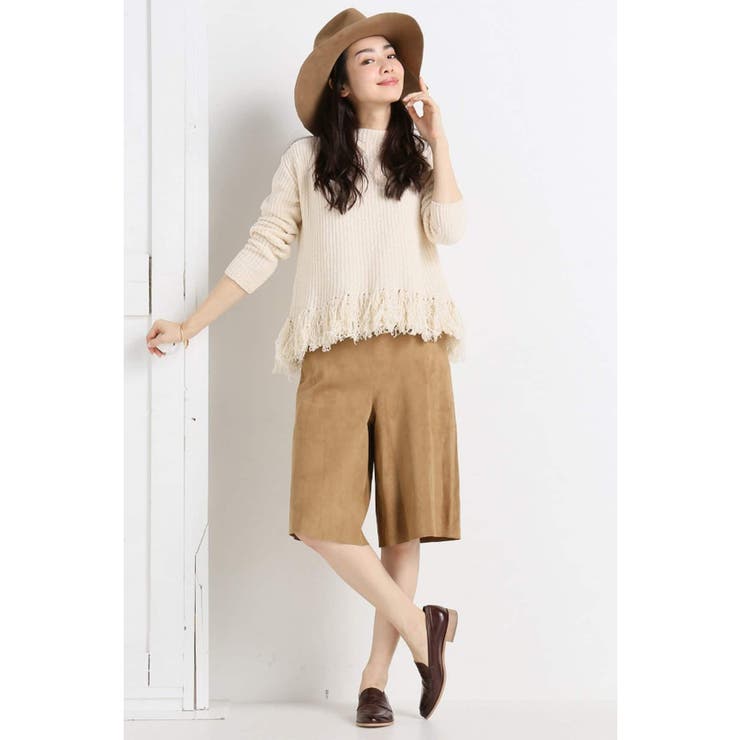 ＜IENA＞ GOAT SUEDE ショートパンツ | B.C STOCK | 詳細画像1 