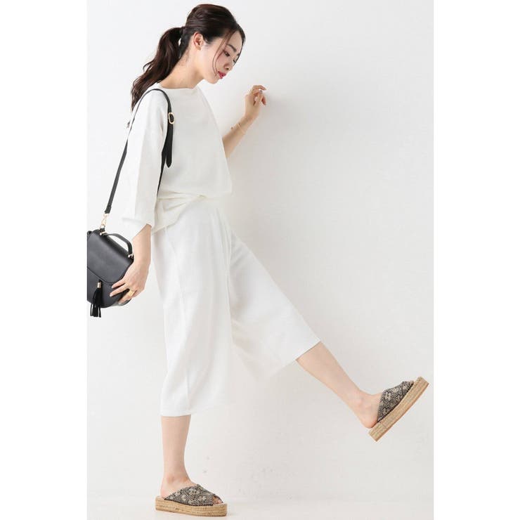 SLOBE IENA＞ ニットセットアップパンツ◇[品番：BYCW0012811