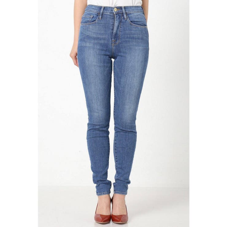 Plage＞ FRAME DENIM ハイライズスキニーデニムパンツ[品番