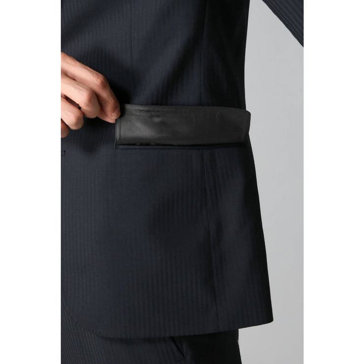 B.C STOCK＞ ウォッシャブル シャドーストライプ スーツ[品番