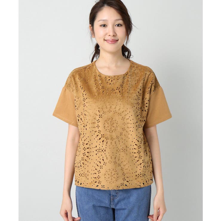 ＜B.C STOCK＞ パンチングスウェードプルオーバー | B.C STOCK | 詳細画像1 