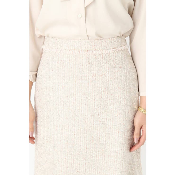 ＜Spick and Span＞ フリンジ ツイードスカート◆ | B.C STOCK | 詳細画像6 