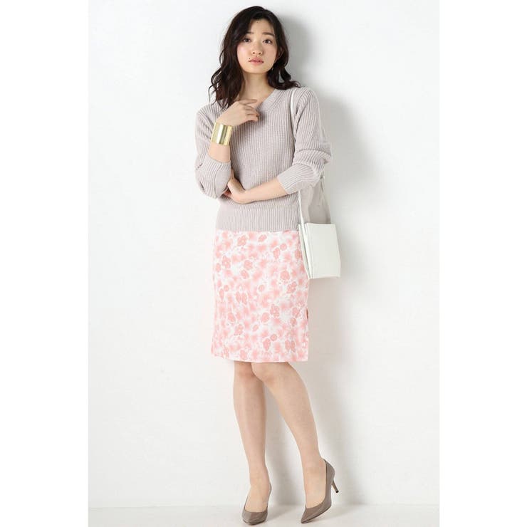 ＜NOBLE＞ フラワープリントスカート | B.C STOCK | 詳細画像4 