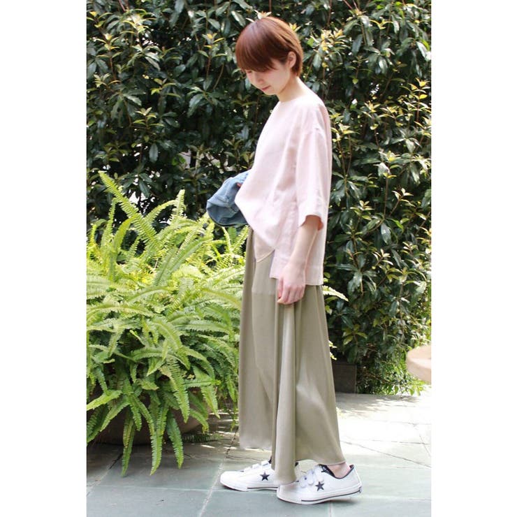 ★Karen Millen★ バタフライビスコースサテンマキシスカート セール】SIMPLE SATIN SKIRT/シンプルサテンスカート（スカート