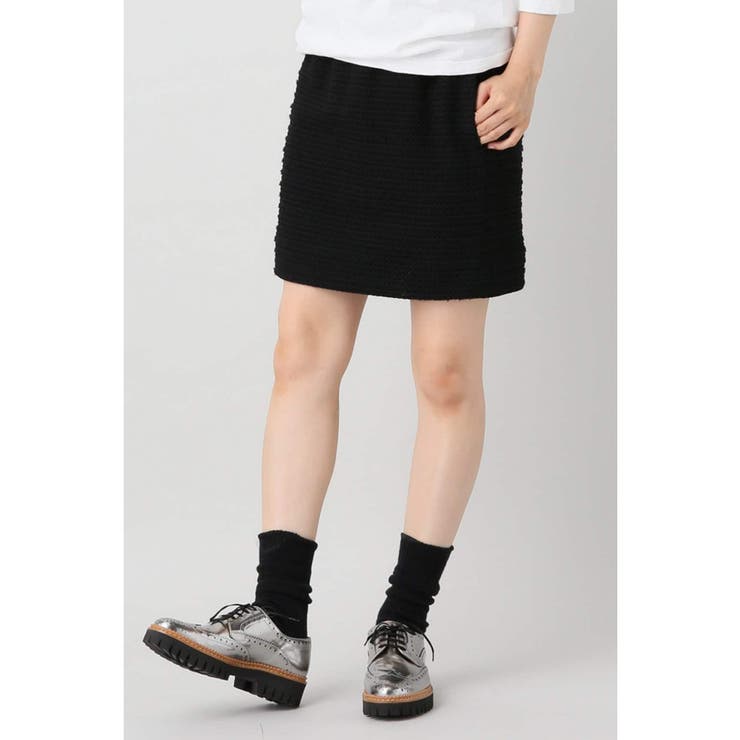 ブラック | カラミツイードミニスカート | B.C STOCK