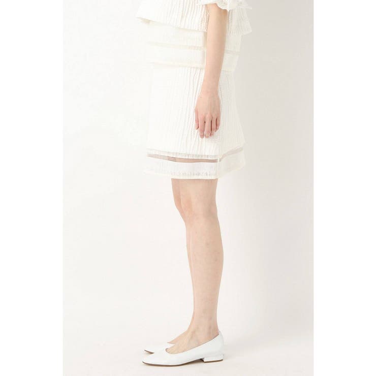 MSGM ホワイトフリルキュロット　ホワイト MSGM ホワイトフリルキュロットホワイト