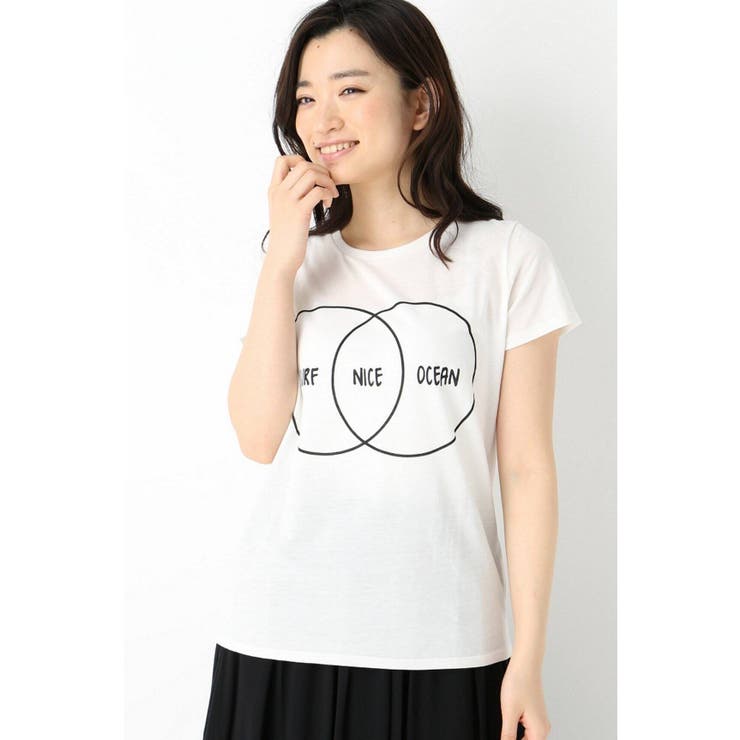 ホワイト | ＜B.C STOCK＞ C4 サークルロゴ Tシャツ | B.C STOCK