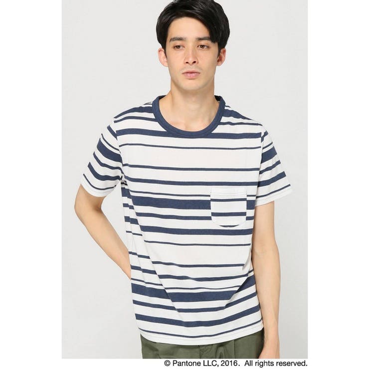 B C Stock Pantone ランダムボーダーポケットtシャツ 品番 Bycw B C Stock ベーセーストック のメンズファッション通販 Shoplist ショップリスト