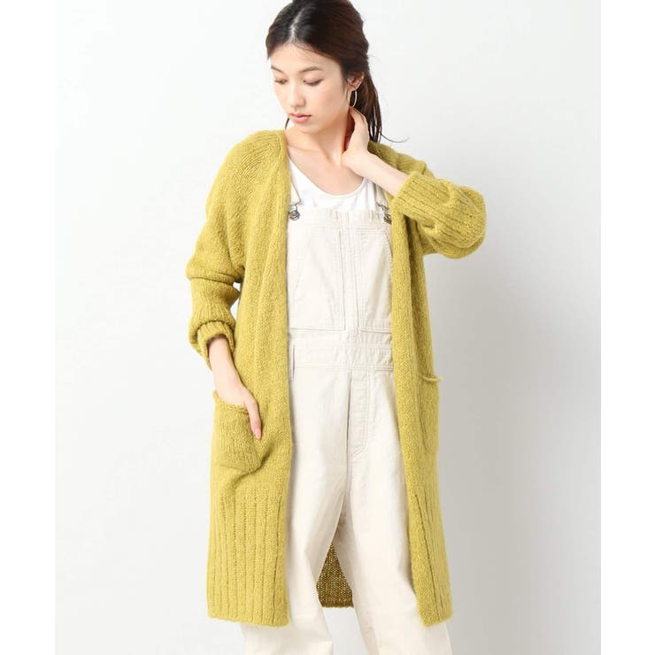 イエロー | ＜FRAMeWORK＞アルパカ ロングカーディガン | B.C STOCK