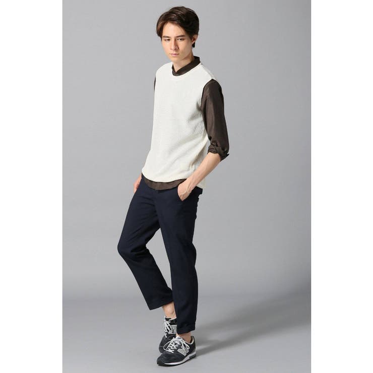 EDIFICE]WASHI （和紙）ニットベスト[品番：BYCW0004146]｜B.C