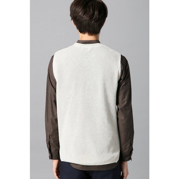 EDIFICE]WASHI （和紙）ニットベスト[品番：BYCW0004146]｜B.C