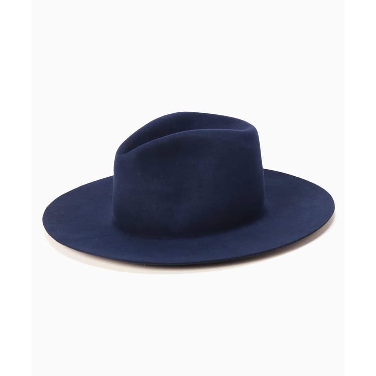 ネイビー | 【grillo.c】ラビットFUR中折れハット | B.C STOCK