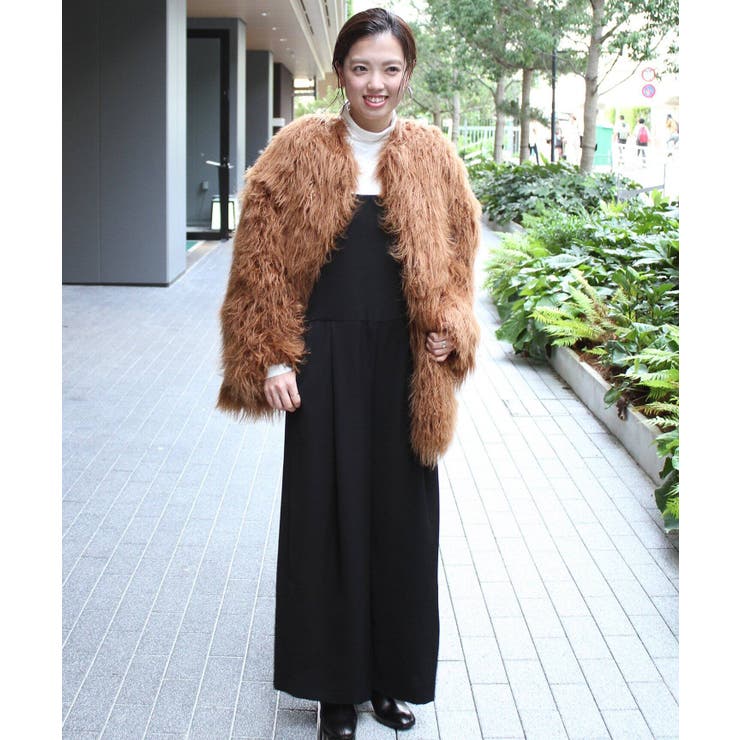 ＜JOURNAL STANDARD＞ソフトウェーブフェイクファージャケット◆