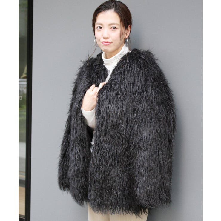 JOURNAL STANDARD＞ソフトウェーブフェイクファージャケット◇[品番