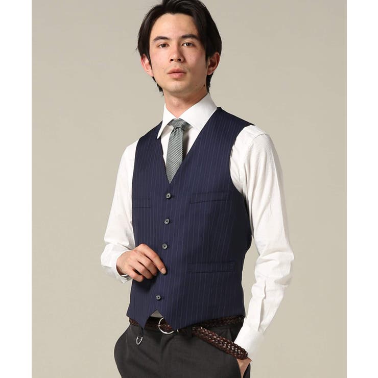 EDIFICE]ブルー ストライプジレ[品番：BYCW0004166]｜B.C STOCK（ベー 
