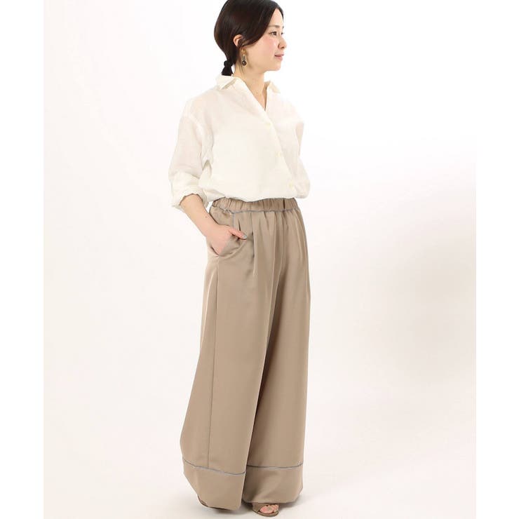 ＜ivory court＞ ハンマーサテン pajamasパンツ◆ | B.C STOCK | 詳細画像1 