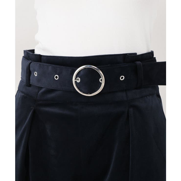 ＜ivory court＞ ハイウエストツイルパンツ(手洗い可) | B.C STOCK | 詳細画像7 