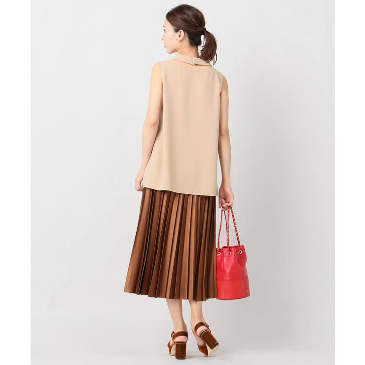 【NOBLE ノーブル】ハイネックサイドスリットブラウス | B.C STOCK | 詳細画像2