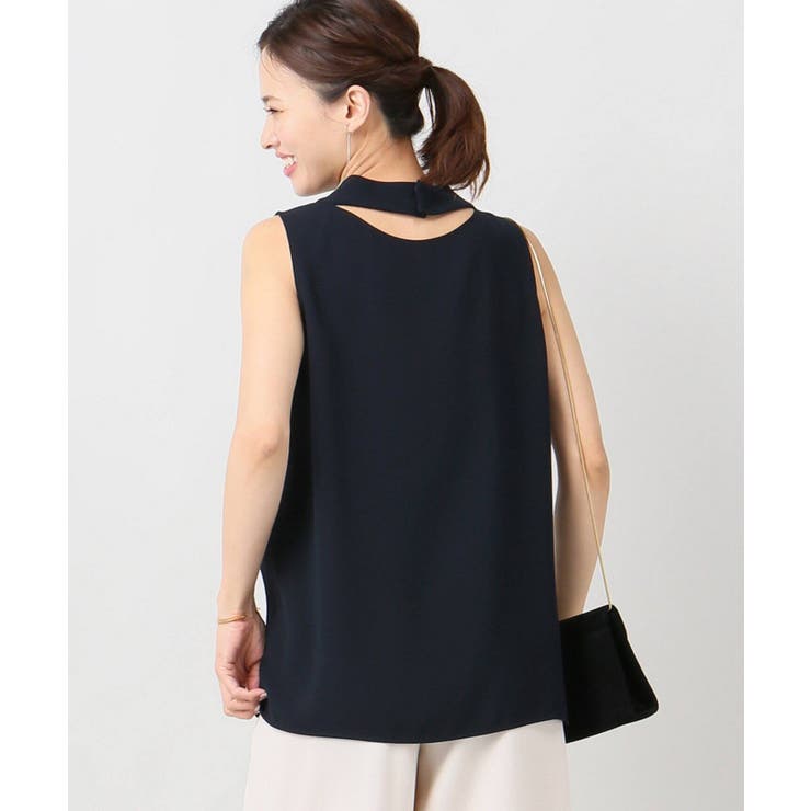 【NOBLE ノーブル】ハイネックサイドスリットブラウス | B.C STOCK | 詳細画像15