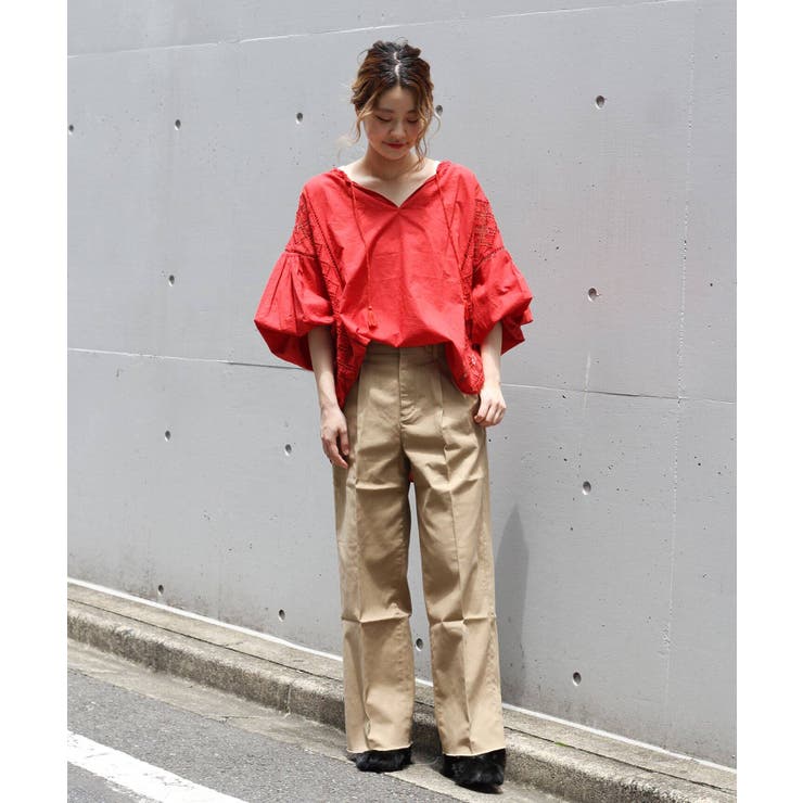 JOURNAL STANDARD＞《追加》エンブロイダリーレース ブラウス