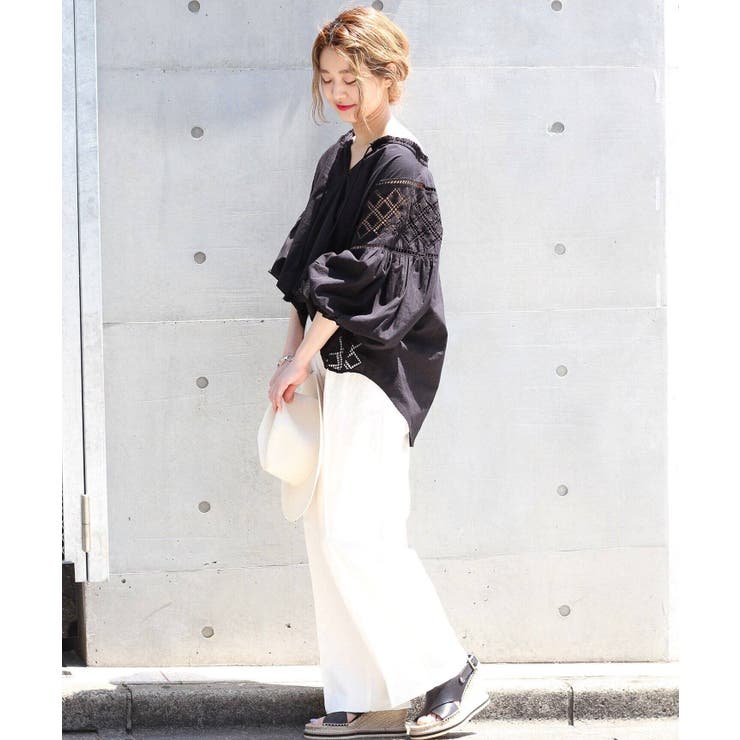 JOURNAL STANDARD＞《追加》エンブロイダリーレース ブラウス
