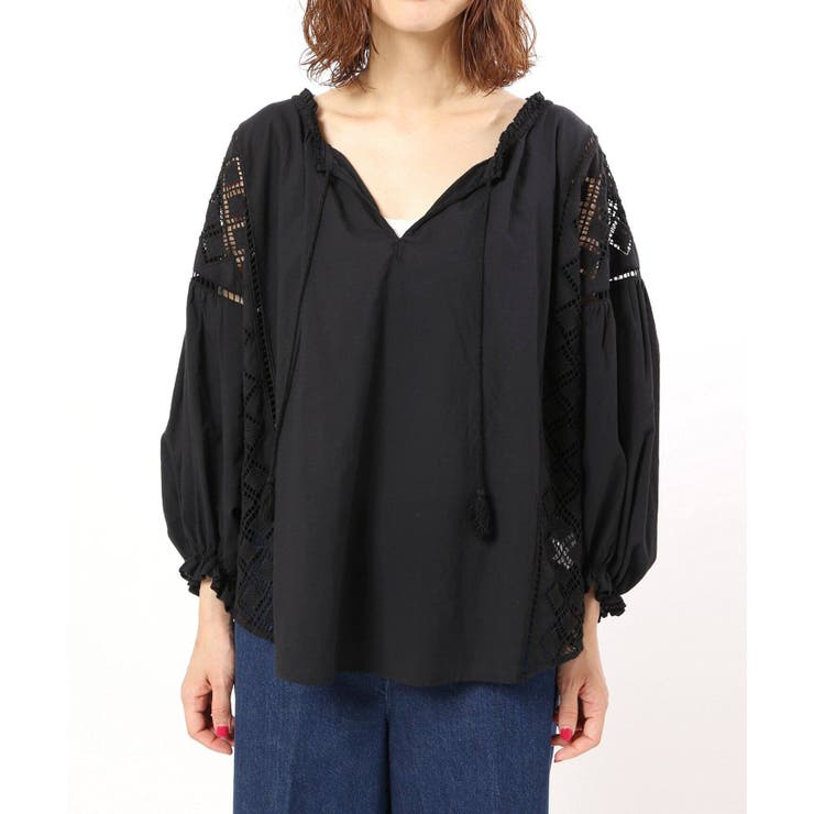 JOURNAL STANDARD＞《追加》エンブロイダリーレース ブラウス