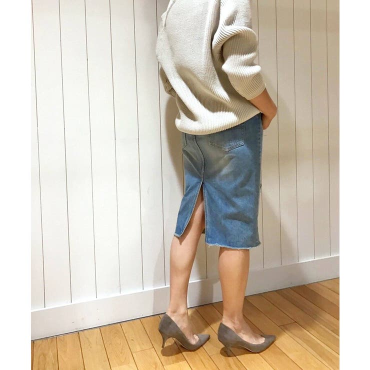 DENIM W Slit スカート（デニムスカート）｜Deuxieme Classe