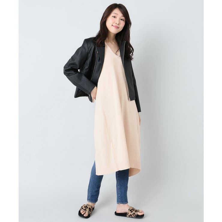 B.C STOCK☆ロングベスト B.C STOCK（ベーセーストック）の「カットジョーゼットロングジレ