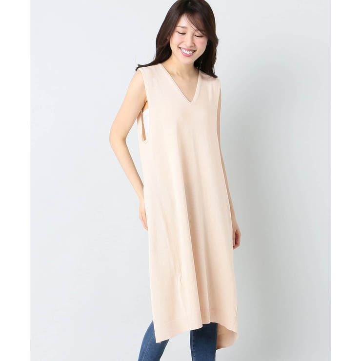 B.C STOCK＞ 2way レイヤードロングベスト[品番：BYCW0009395]｜B.C