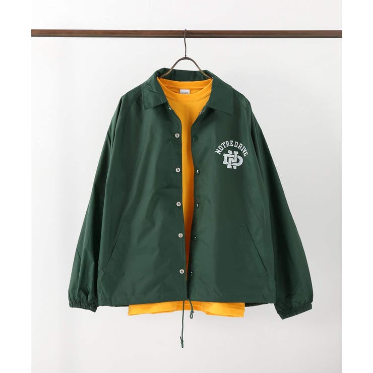 【関税込み】Bode グリーン Sophomore ジャケット College Print Coach[品番：BYCW0004247]｜B.C STOCK（ベーセー