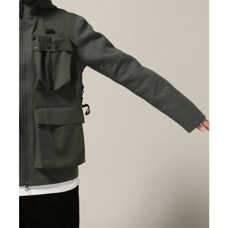 ジャケット/アウター ミリタリージャケット 暖色系 イサオラ 3Dポケットコート ミリタリージャケット ZURS 